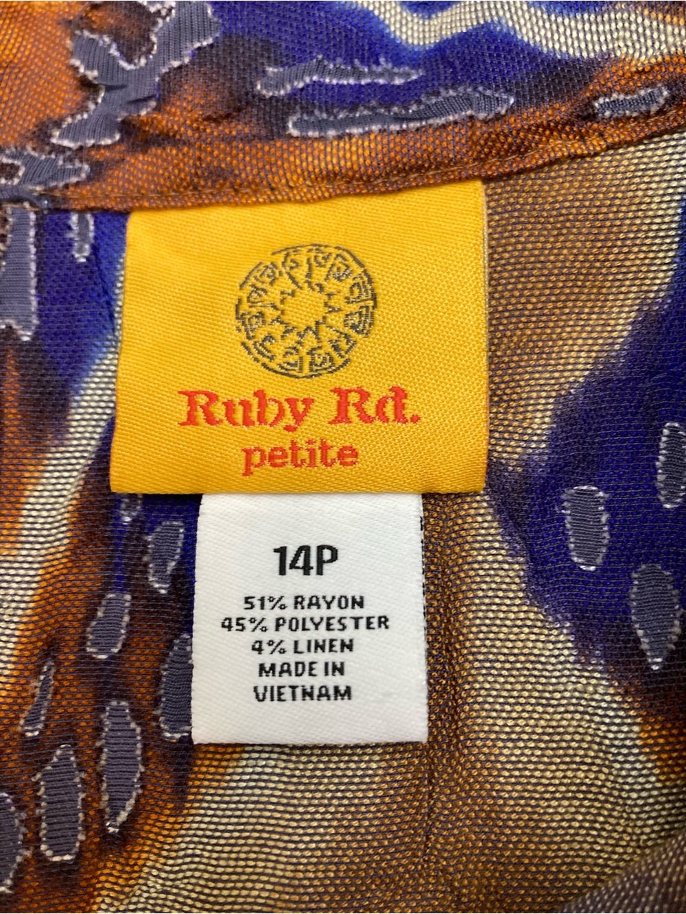 Ruby Rd. Women’s Multicolor Patterned Button-Front Jacket - Picture 3 of 11